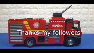 Huina 1562 Fire Truck RC Water Sprayer Sprinkler RTR 1/14  22CH Vehicles Truck Sound Lighting Models