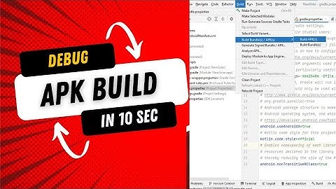 how to create Debug apk build in Android studio in 2023 ||build apk kaise banaye.