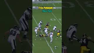 Joe Buck does NOT like the Steelers😅 (Polamalu vs Vick) #shorts