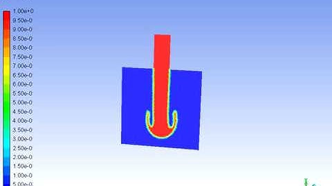 Filling of tank in Fluent using VOF model