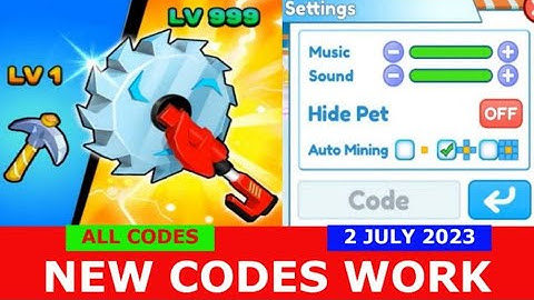 *NEW UPDATE CODES* [UPD 16] Clicker Mining Simulator ROBLOX | ALL CODES | JULY 2, 2023