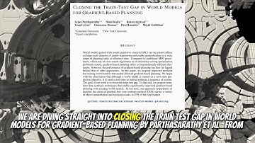 Closing the Train-Test Gap in World Models for Gradient-Based Planning (Dec 2025)