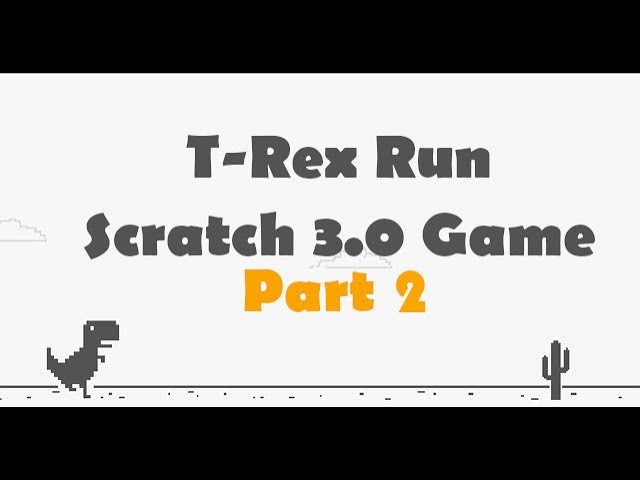 Chrome Dinosaur Game in Scratch, Chrome dino run Game, Google Chrome T Rex  Run game