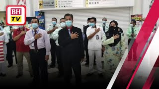 Alunan azan iringi petugas kesihatan ke Sabah