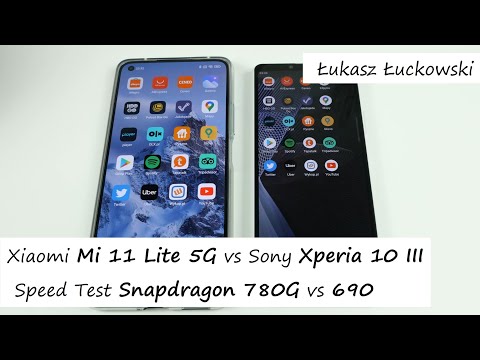 Xiaomi Mi 11 Lite 5G vs Sony Xperia 10 III  ❗❗❗ | Speed Test | Snapdragon 780G vs Snapdragon 690