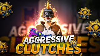 Aggresive Gameplay! | Best Assaulting BGMI Clutches in Conqueror/Ace Dominator Rank 🔱