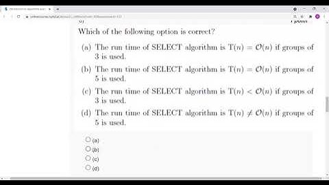 Introduction to Algorithms and Analysis | NPTEL | Week 4 Assignment 4 Solution | July 2021