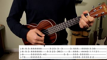 Auld Lang Syne-Ukulele Tutorial/Play-Along  by Matt Argo