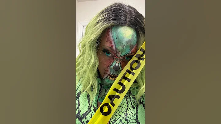 Day 🗓️28 of 31!!! Are you 😜 excited yet? #halloweenmakeup #halloween #viral #shorts