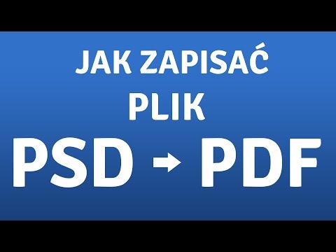 Zapisywanie pliku PSD do formatu PDF