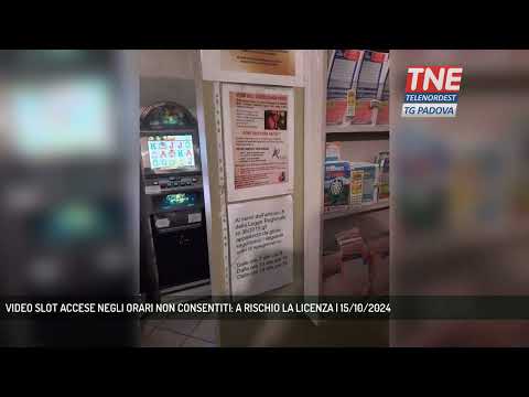 VIDEO SLOT ACCESE NEGLI ORARI NON CONSENTITI: A RISCHIO LA LICENZA | 15/10/2024