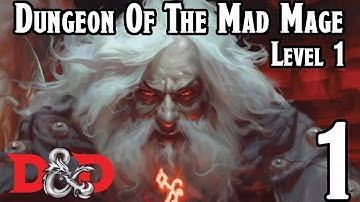 Dungeons & Dragons 5e -- Dungeon Of The Mad Mage Level One -- Episode 1