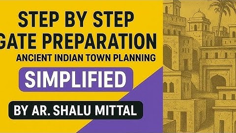 GATE 2026 Architecture and Planning l Step by Step | Planning Process