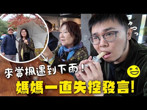 來賞楓遇雨！媽媽一直失控發言（誇飾+稱讚）【狸貓】