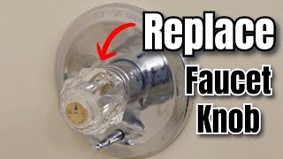 How to Replace Bathtub Faucet Knob Easy Simple