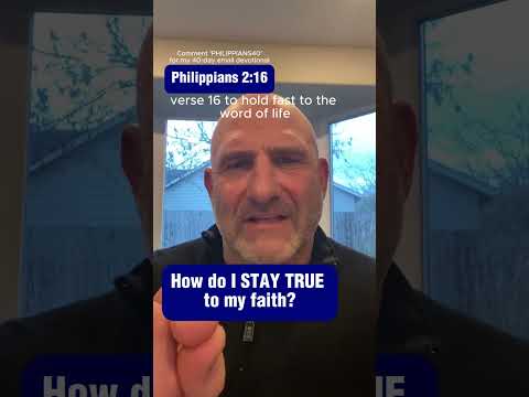 KEEP THE FAITH! Here's how