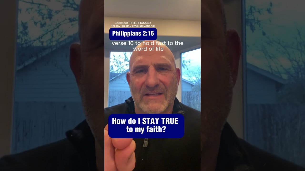 KEEP THE FAITH! Here's how