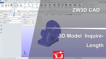 ZW3D คู่มือ สอนการใช้งาน - Inquire - Length
