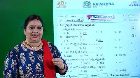 11TH AUG AP & TS CLASS IV SL TELUGU ASSIGNMENT 1 KEY