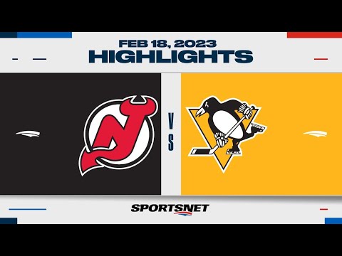NHL Highlights | Devils vs. Penguins - February 18, 2023
