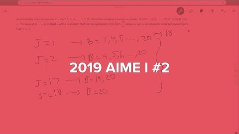 2019 AIME I #2