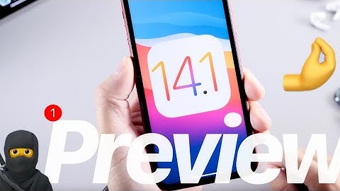iOS 14.1 Preview