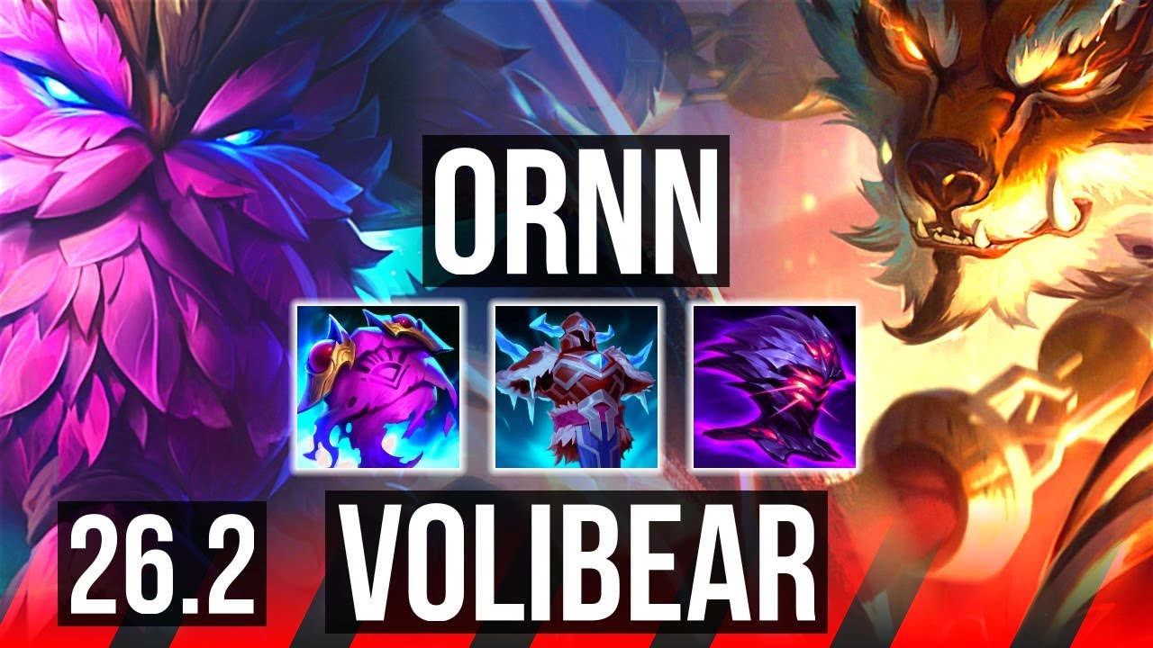 ORNN vs VOLIBEAR (TOP) | 43K damage | EUNE Master | 26.2