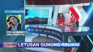 Gunung Rinjani Kembali Erupsi