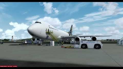 [P3D V4.5] PMDG 747-8F | UPS748 | Honolulu (PHNL) - Seoul Incheon (RKSI)