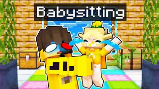 Babysitting DAISY in Minecraft!