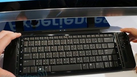 Intel Inductive Charging Keyboard Hands On Review - Engadget