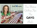 Free Motion Quilting Tips For Quilt As You Go (QAYG) Quilt Blocks