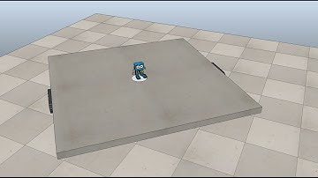 CyberCarpet veocity control on a square path