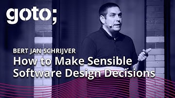 Generic or Specific? Making Sensible Software Design Decisions • Bert Jan Schrijver • GOTO 2023