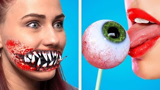 SNEAK SNACKS INTO A HALLOWEEN PARTY! Spooky Sneaking Ideas & Best Pranks