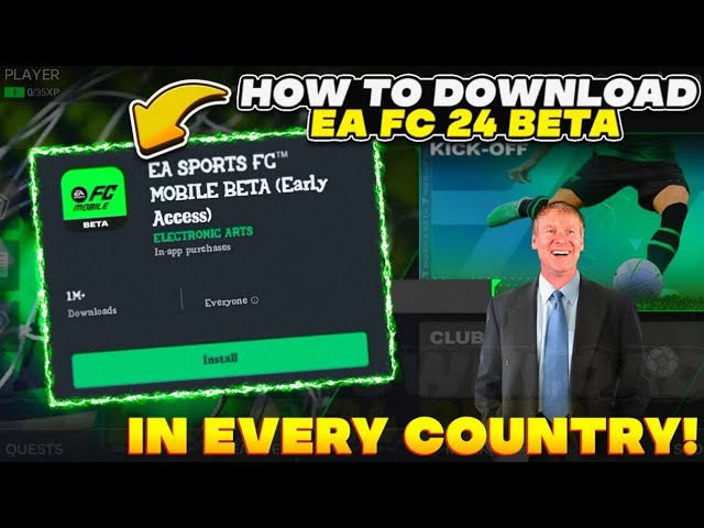 DOWNLOAD NOW !! how to install EA fc mobile beta + free vpn