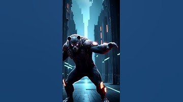 SPIDER MAN + Bear 🐻 #animation #transformers #fusion #transaction #ai #hybrids #ai