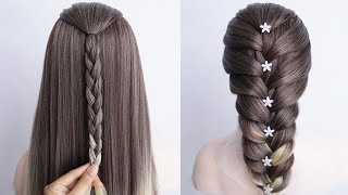 How To French Braid For Beginners Step By Step Easy - Braided Hairstyle For Long Hair