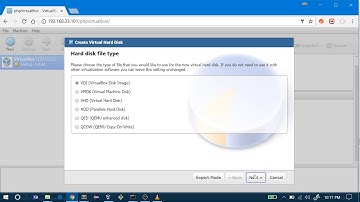 HW1 :Demo a working version of phpVirtualBox for creating a VM: