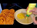 عندك قرعة ماء فارغة وملعقة سميد حضري زلابية في 10دقائق مستحيل تفكري تشريهوم بعد اليوم Jalebi Recipe