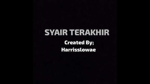 Thumbnail of syair terakhir