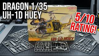 Dragon 1/35 UH-1D Huey in box review - YouTube