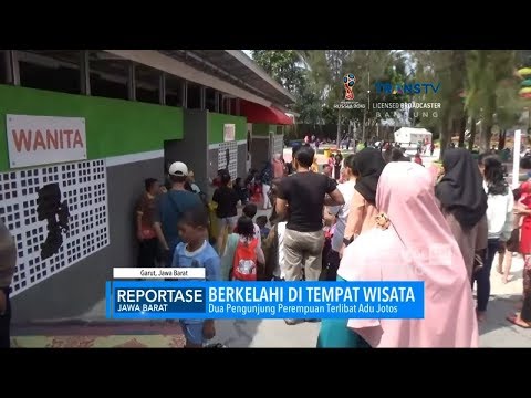 Kena Senggol, Dua Wanita Berkelahi di Tempat Wisata