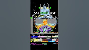 ☢️⚡💥REALISTIC & WORKING NUCLEAR REACTOR in SANDBOXELS! #sandboxels #shorts