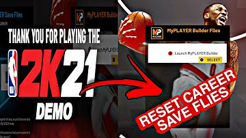 NBA 2K21 HOW TO RESET SAVED MYPLAYERS FLIES! PS4 & XBOX ONE UNLIMTED MYPLAYER BULIDS IN 2K21 DEMO!!