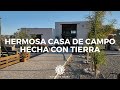 Familia Construye Su Casa De Campo HECHA DE TIERRA