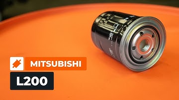 Comment changer le filtre à carburant sur une MITSUBISHI L200 KA [TUTORIEL AUTODOC]