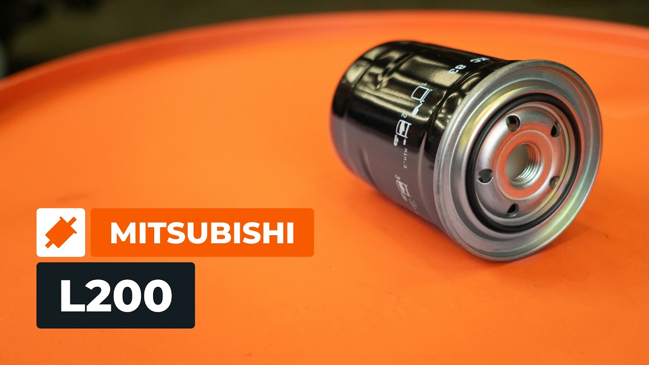 Comment changer le filtre à carburant sur une MITSUBISHI L200 KA [TUTORIEL AUTODOC]