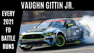 Vaughn GITTIN Jr. - Every 2021 Formula Drift Battle Runs