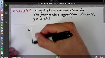 Parametric Equations Example 2 & 3